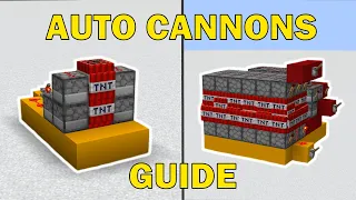 EVERYTHING you need to know about Auto TNT Cannons in Minecraft