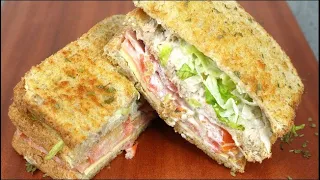 Bread recipe | Triple sandwich recipe | CRISPY outside JUICY inside + CHEAPEST yet DELICIOUS!