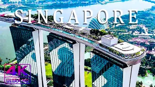 Singapore 4K • Beautiful Scenery, Relaxing Music & Nature Soundscape • Relaxation Film