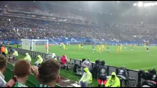 Gareth McAuley Goal Northern Ireland vs Ukraine EURO 2016