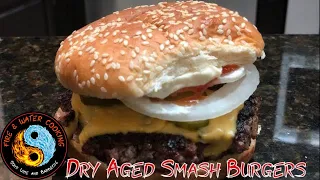 How To Make Dry Aged Beef Smash Burgers On The Kamado Joe Soap Stone