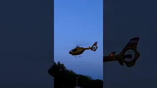 Ec135 flywing 450 dusk flight.