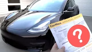 Taking My Tesla Model 3 to CarMax - Guess How Much They Offered?