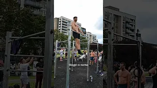 Perfect form explosive muscle ups? (188cm/92kg)
