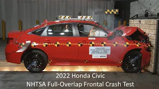 2022 Honda Civic NHTSA Full-Overlap Frontal Crash Test