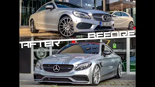 "SIFIR" 0 Km Mercedes-Benz C180 Coupe'yi C63s AMG ''ye Çevirdik!