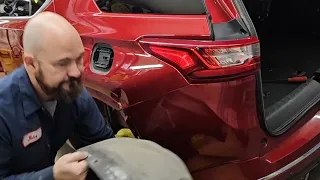 How to remove a taillight "brake light" assembly. 2018-2024 Chevrolet traverse led bulb