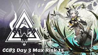 [Arknights] CC#3 Day 3: Area 6 Max Risk 15 4 Ops:  Weedy Pushing for Her Life