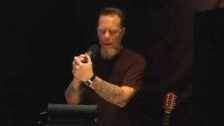 James Hetfield singing All Nightmare Long