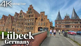 Lübeck, Germany Walking Tour 2023 - 4K UHD