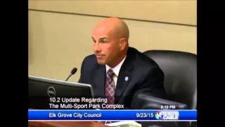 Elk Grove City Council, Public Discuss Proposed Soccer Facility