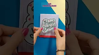 Birthday gift idea with notebook paper/paper gift for birthday/ #shorts #viralvideo #youtubeshorts