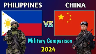 Philippines vs China Military Power Comparison 2024 | China vs Philippines Military Comparison 2024