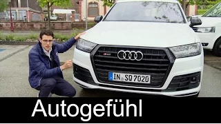 The best SUV? Audi SQ7 TDI 435 hp V8 FULL REVIEW test driven & Sound new neu