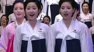 Korean Youth March 조선청년행진곡 - DPRK Unhasu Orchestra (eng. sub.)