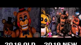 Rap FNAF 2 // Comparasion OLD vs NEW