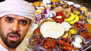 I tried Dubai's BIGGEST Thali Challenge...