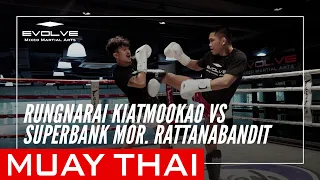 Muay Thai Sparring | Rungnarai Kiatmookao Vs Superbank Mor. Rattanabandit