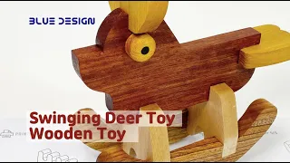 How to Make a Wood Swinging Deer Scroll saw