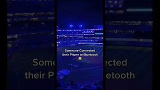 Connecting a Phone to Bluetooth at a Stadium!