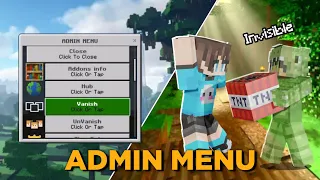 Top 1 Addon yang Wajib Dipakai Diserver Kalian! - Admin Menu Minecraft 1.19