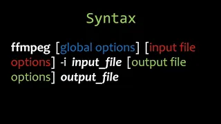 FFmpeg Introduction and converting MKV format to MP4 - Tutorial 2