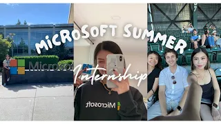 Microsoft Internship Vlog // 2023 Orientation, Intern Day, Exploring Seattle // Sav Anna :)