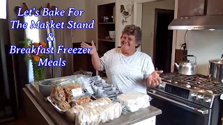 Let's Bake For The Market Stand & Breakfast Freezer Meals