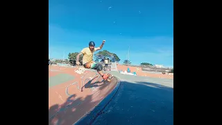 Surfskate progression - I almost touched the coping!