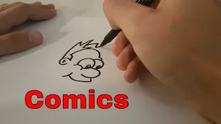 How To Draw A Comic Face - Cartoon / Comic Face Drawing for Kids