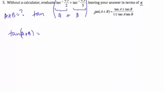 IB Math HL - Solving Trigonometric Equations 6 - Compound Angle