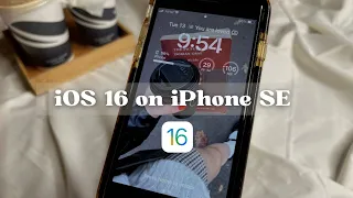 iOS 16 on iPhone SE in 2022 🥨