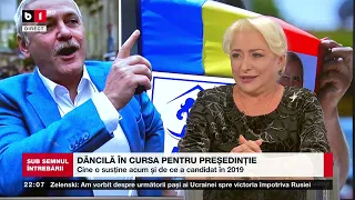 SUB SEMNUL ÎNTREBĂRII CU ROBERT TURCESCU.  VIORICA DĂNCILĂ DESPRE DRAGNEA ȘI IOHANNIS, P2/2