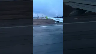 Взлет из аэропорта Толмачёво (Новосибирск) на самолёте Airbus A321 авиакомпании S7 Airlines 👏