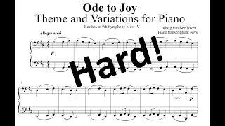 Ode to Joy - 4 Variations from the symphony