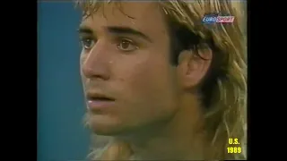 Andre Agassi v Jimmy Connors U. S. Open 1989