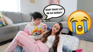 Starting An Argument Then Passing Out Into My Boyfriends Arms Prank! *Cute Reaction*
