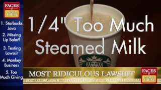 Top Ten Most Ridiculous Lawsuits of 2016