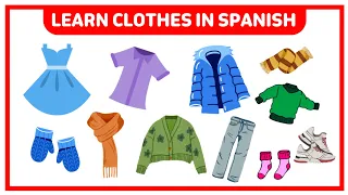 Learn clothes in Spanish | learn spanish #learn_spanish #spanish 🧣👕