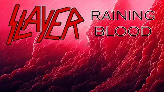 Raining Blood by Slayer - lyrics as images generated by an AI