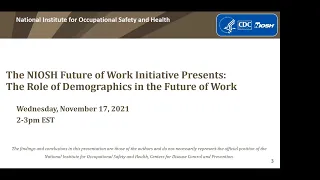 The Role of Demographics in the Future of Work