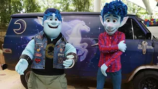 Ian & Barley "Onward" Meet at Pixar Pals Playtime Party -  Pixar Fest 2024 - Disneyland Resort