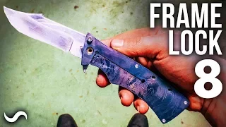 MAKING A FRAME LOCK FOLDING KNIFE!!! Part 8