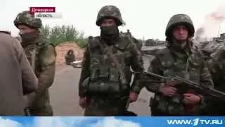 Україна новини  02 05 2014 Новое Блок пост п Андреевка Славянск 02 05 2014