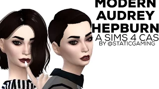Sims 4 CAS; Modern Audrey Hepburn