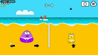 How To Win In Pou Beach Volley? (Easy Mode)