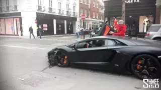 Aventador Crash   Moment of Impact