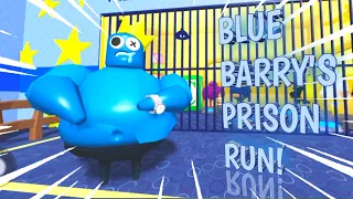 ROBLOX [🎉 UPDATE] BLUE BARRY'S PRISON RUN! - Roblox obby gameplay walkthrough [HD] #scaryobby