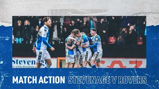 Match Action - Stevenage v Rovers