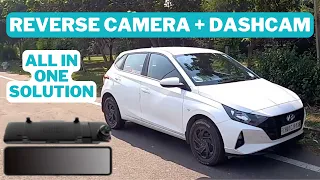 Redtiger T700 4K Mirror Dashcam - Dash Camera Jo Reverse Camera Ka Kaam Bhi Krta Hai